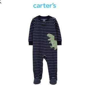 Carter’s Fleece Footy Pajamas Size 24 Months for Toddler Boys